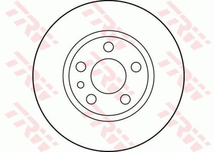 Tarcza hamulcowa TRW DF2754 1316323080