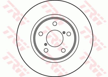 Tarcza hamulcowa TRW DF3091 26310AA031