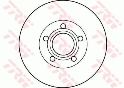 Tarcza hamulcowa TRW DF4238 272403