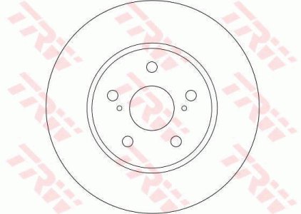 Tarcza hamulcowa TRW DF4204 4351233100