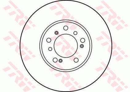 Tarcza hamulcowa TRW DF1119 7538682