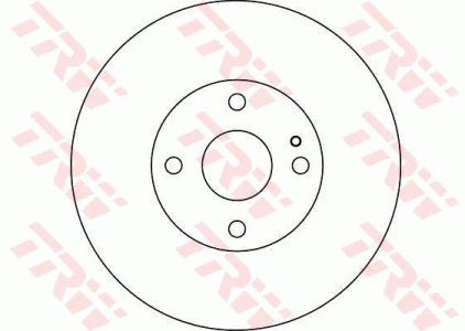 Tarcza hamulcowa TRW DF4247 569100