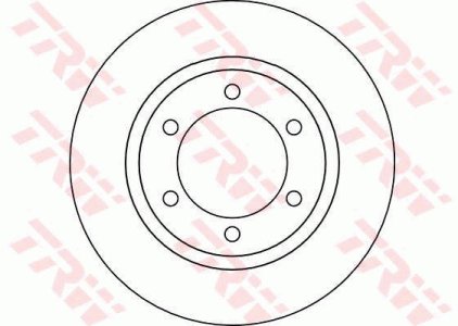 Tarcza hamulcowa TRW DF4115 4351235210 przód