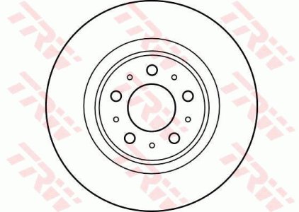 Tarcza hamulcowa TRW DF4233 272276