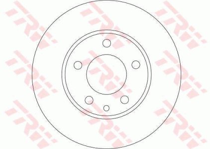 Tarcza hamulcowa TRW DF4328 GF3Y3325X