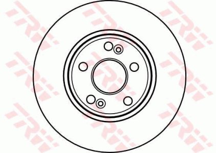 Tarcza hamulcowa TRW DF4109 7700802231