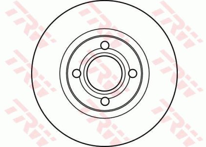 Tarcza hamulcowa TRW DF2601 8A0615301E