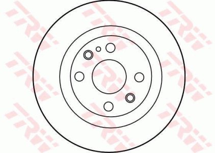 Tarcza hamulcowa TRW DF2703 BB4C26251