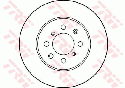 Tarcza hamulcowa TRW DF2717 45251SK3E00