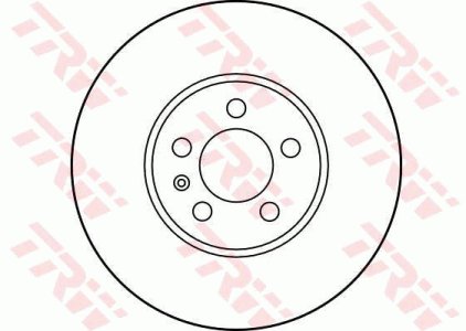 Tarcza hamulcowa TRW DF2758 3A0615301A