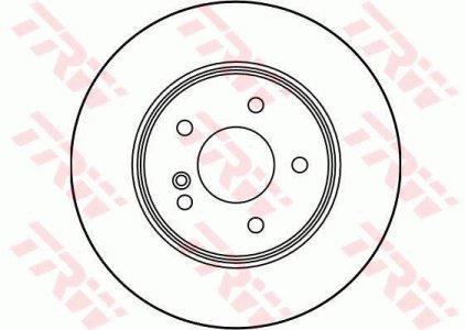 Tarcza hamulcowa TRW DF2813 2104230312
