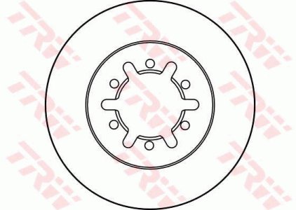Tarcza hamulcowa TRW DF3001 4020602N01