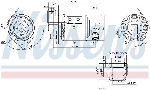 Osuszacz klimatyzacji NISSENS 95109 