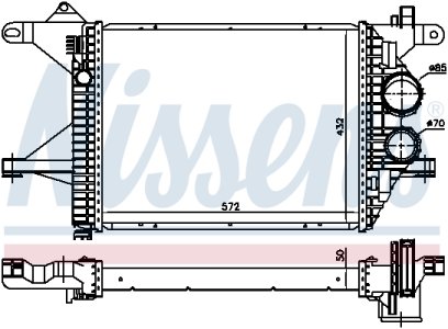 Intercooler NISSENS 96976 6685000300