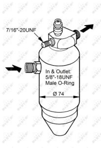 Osuszacz klimatyzacji NRF 33077 6453V1
