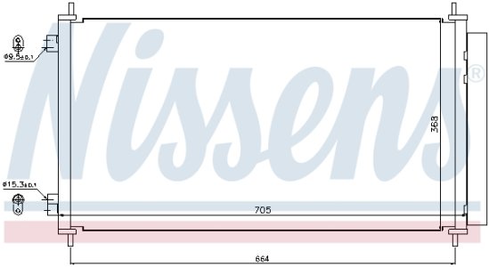 Chłodnica klimatyzacji NISSENS 940140 80110SWWG01
