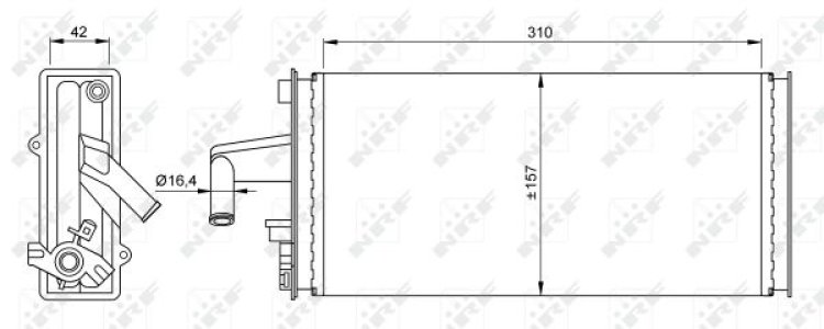 Nagrzewnica NRF 54259 93933970