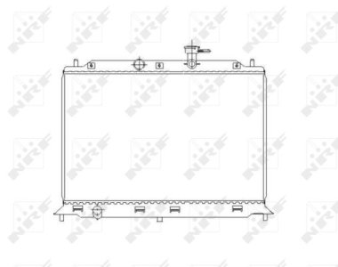 Chłodnica silnika NRF 53491 