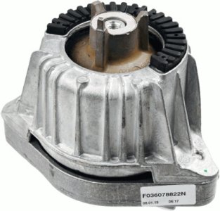 Poduszka silnika LEMFÖRDER 37286 01 2042406117