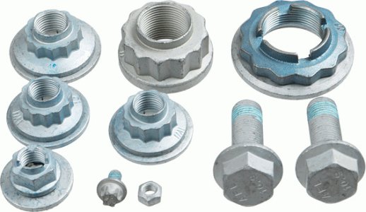 ZESTAW ŚRUB ZAWIESZENIA MERCEDES