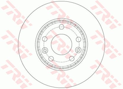 Tarcza hamulcowa TRW DF6072 402060010R