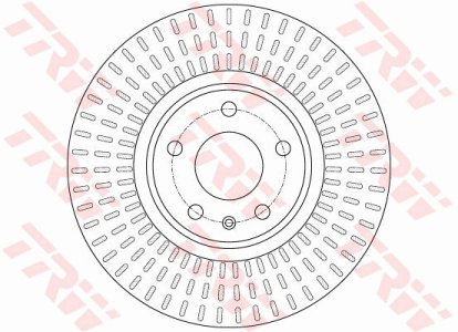 Tarcza hamulcowa TRW DF6148 8R0615301