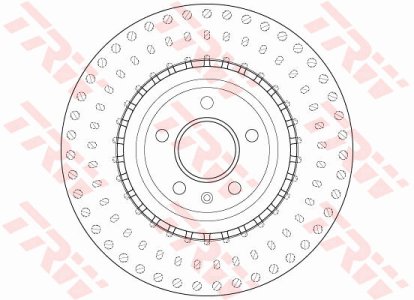 Tarcza hamulcowa TRW DF6149S 4G0615301
