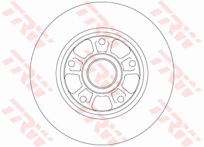 Tarcza hamulcowa TRW DF6182 432001539R