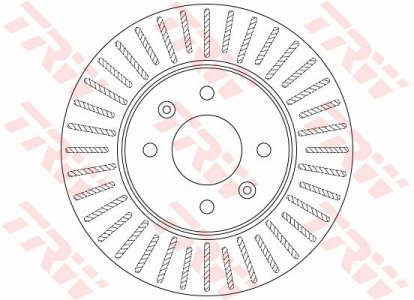 Tarcza hamulcowa TRW DF6198 517120U000