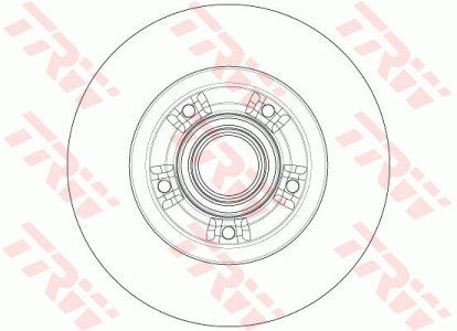 Tarcza hamulcowa TRW DF6203BS 432000007R