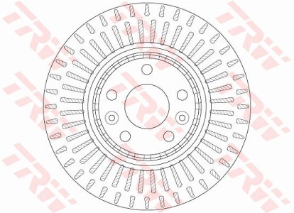 Tarcza hamulcowa TRW DF6208S 402060003R