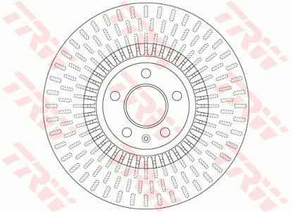 Tarcza hamulcowa TRW DF6216 4G0615301A