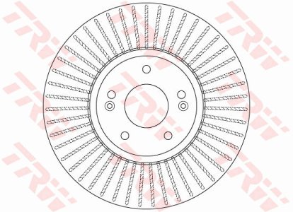 Tarcza hamulcowa TRW DF6222 517122B700