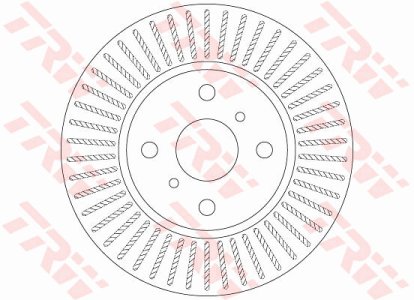 Tarcza hamulcowa TRW DF6225 4351274010