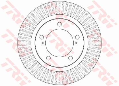 Tarcza hamulcowa TRW DF6239S 4351260180