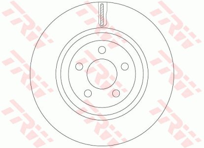 Tarcza hamulcowa TRW DF6244S 4779197AB