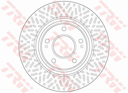 Tarcza hamulcowa TRW DF6259 MN116981