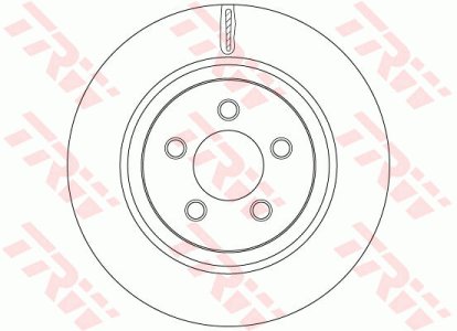 Tarcza hamulcowa TRW DF6263 4779599AA