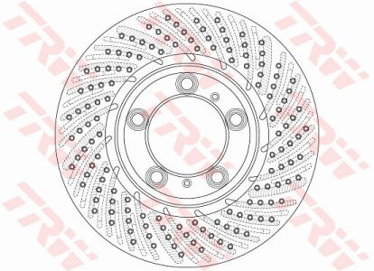Tarcza hamulcowa TRW DF6267S 99635140902