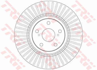 Tarcza hamulcowa TRW DF6268 4351205090