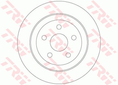 Tarcza hamulcowa TRW DF6282 4616433