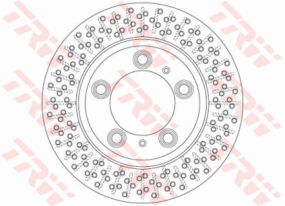 Tarcza hamulcowa TRW DF6298S 98735240101
