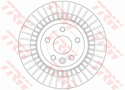 Tarcza hamulcowa TRW DF6308 31277357