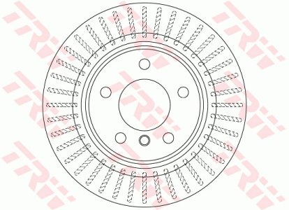 Tarcza hamulcowa TRW DF6313 34216778051