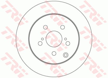 Tarcza hamulcowa TRW DF6319 424310F020