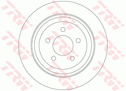 Tarcza hamulcowa TRW DF6341 52129250AA