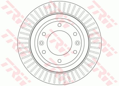Tarcza hamulcowa TRW DF6350 584114H300