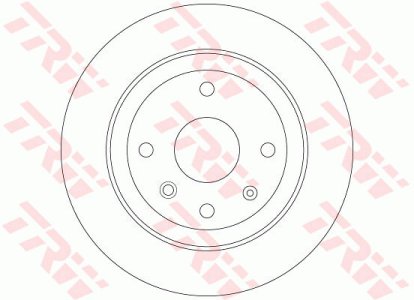 Tarcza hamulcowa TRW DF6360 96328254