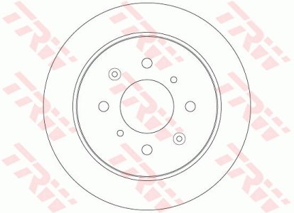 Tarcza hamulcowa TRW DF6378 42510TF0000