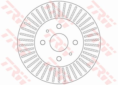 Tarcza hamulcowa TRW DF6407 43512B1030
